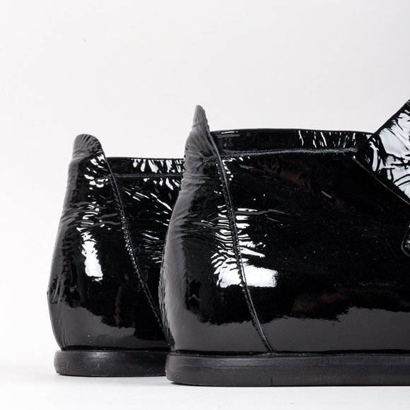 Acne Studios Kerin Patent Leather Loafer Boot - Picture 7 of 8